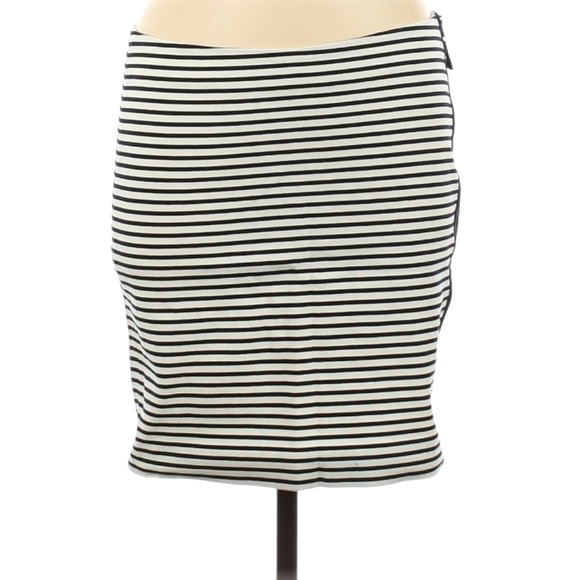 Madewell Eventide Striped Pencil Skirt Size Medium - Picture 4 of 5